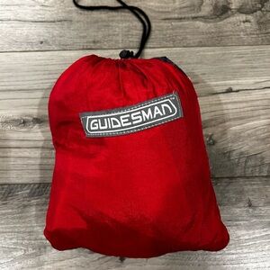 Guidesman - Double Nylon Hammock - 400 Lbs Weight Limit - Red & Black